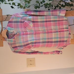 Merona plaid button up